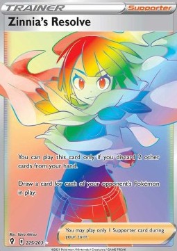 Zinnia's Resolve Pokemon Evolving Skies #225/203