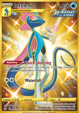 Inteleon Pokemon Evolving Skies #227/203