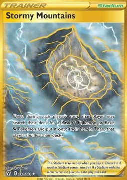 Stormy Mountains Pokemon Evolving Skies #232/203