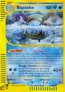 Blastoise [Reverse Holo] Pokemon Expedition #4