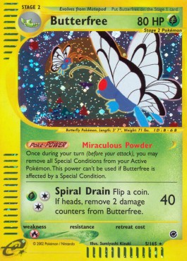 Butterfree [Reverse Holo] Pokemon Expedition #5