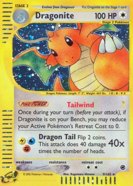 Dragonite [Reverse Holo] Pokemon Expedition #9