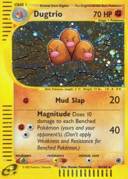 Dugtrio [Reverse Holo] Pokemon Expedition #10