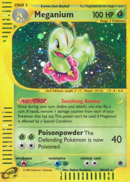 Meganium [Reverse Holo] Pokemon Expedition #18