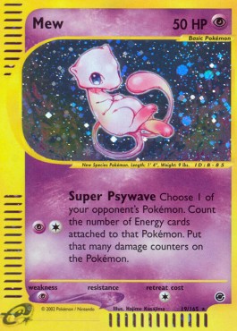 Mew [Reverse Holo] Pokemon Expedition #19