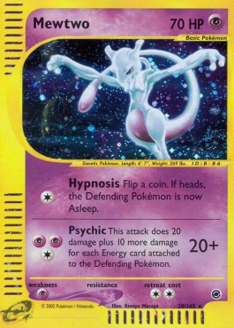 Mewtwo [Reverse Holo] Pokemon Expedition #20
