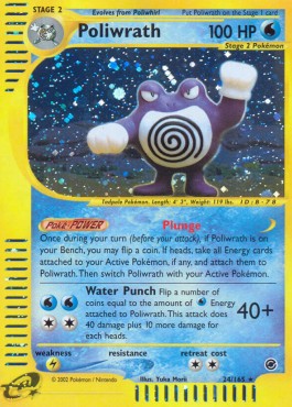 Poliwrath [Reverse Holo] Pokemon Expedition #24
