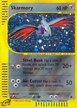 Skarmory [Reverse Holo] Pokemon Expedition #27