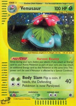 Venusaur [Reverse Holo] Pokemon Expedition #30