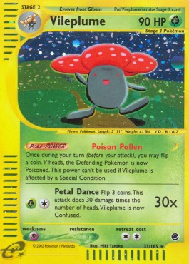Vileplume Pokemon Expedition #31