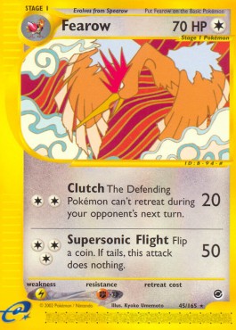 Fearow [Reverse Holo] Pokemon Expedition #45