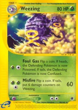 Weezing Expedition Base Set #70/165