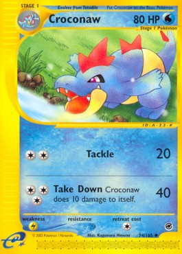 Croconaw Pokemon Expedition #74