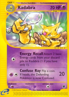 Kadabra [Reverse Holo] Pokemon Expedition #84