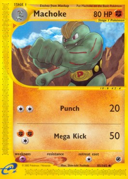 Machoke [Reverse Holo] Pokemon Expedition #85