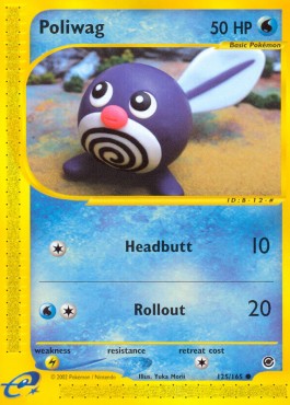 Poliwag [Reverse Holo] Pokemon Expedition #125