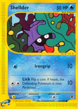 Shellder [Reverse Holo] Pokemon Expedition #129