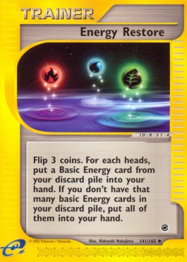 Energy Restore Pokemon Expedition #141