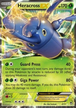 Heracross EX Pokemon Furious Fists #4/111
