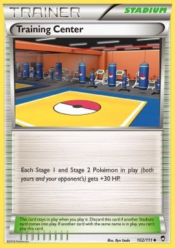 Training Center Pokemon Furious Fists #102/111