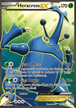 Heracross EX Pokemon Furious Fists #105/111