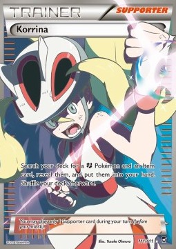 Korrina Pokemon Furious Fists #111/111