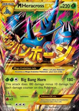 M Heracross EX Pokemon Furious Fists #112/111
