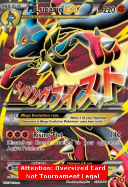 M Lucario ex [Jumbo] Pokemon Furious Fists #55a/111