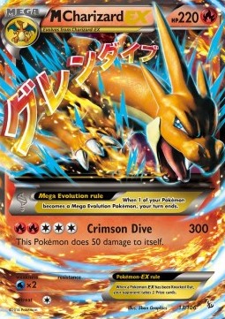 M Charizard EX [Jumbo] Pokemon Flashfire #13/106