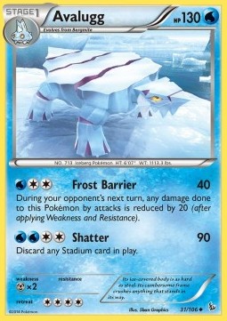 Avalugg Pokemon Flashfire #31/106