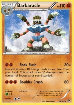 Barbaracle [Reverse Holo] Pokemon Flashfire #49/106