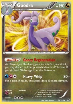 Goodra Pokemon Flashfire #74/106