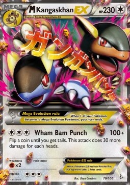 M Kangaskhan EX Pokemon Flashfire #79/106