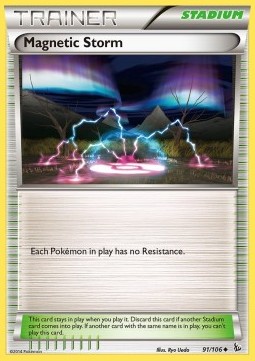 Magnetic Storm Pokemon Flashfire #91/106