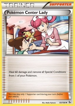 Pokemon Center Lady Pokemon Flashfire #93/106