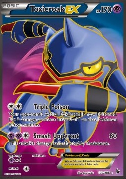 Toxicroak EX Pokemon Flashfire #102/106