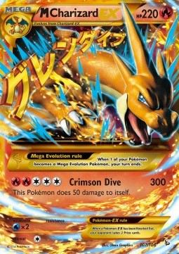 M Charizard EX Pokemon Flashfire #107/106
