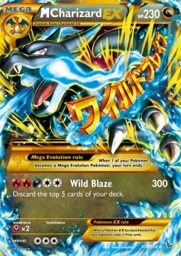 M Charizard EX Pokemon Flashfire #108/106