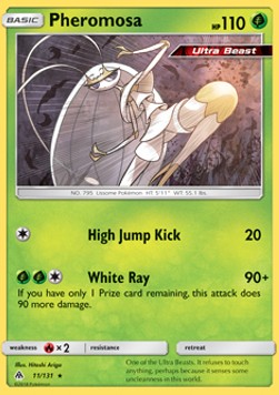 Pheromosa [Reverse Holo] Pokemon Forbidden Light #11/131