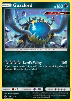 Guzzlord Forbidden Light #80/131