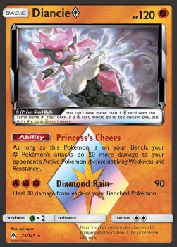 Diancie Pokemon Forbidden Light #74/131