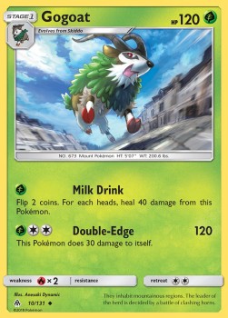 Gogoat Pokemon Forbidden Light #10/131