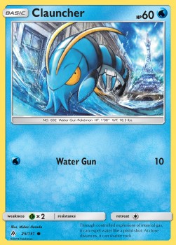 Clauncher Pokemon Forbidden Light #25/131