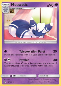 Meowstic Pokemon Forbidden Light #45/131