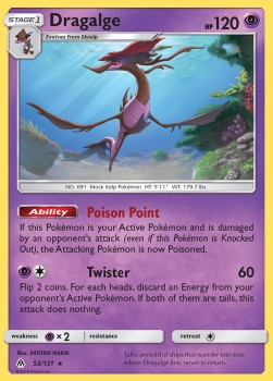 Dragalge Pokemon Forbidden Light #53/131