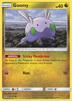 Goomy [Reverse Holo] Pokemon Forbidden Light #91/131