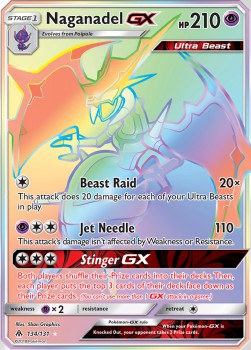 Naganadel-GX Pokemon Forbidden Light #134/131