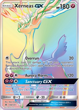 Xerneas-GX Pokemon Forbidden Light #139/131