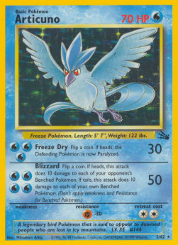 Articuno Pokemon Fossil #2/62