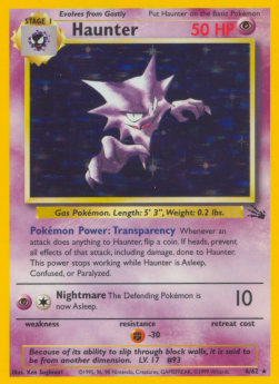 Haunter Pokemon Fossil #6/62